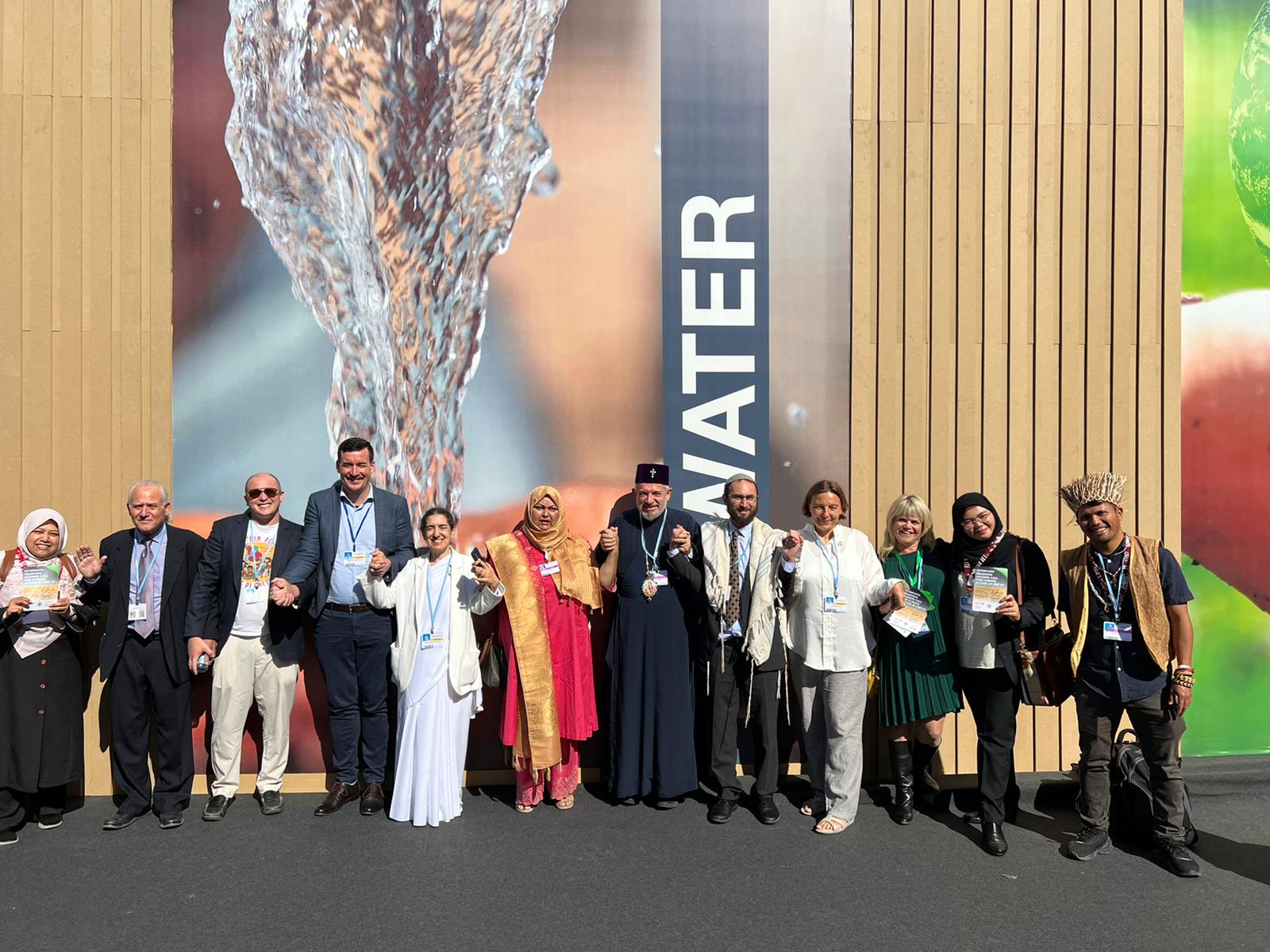 Faith leaders gathered at COP27 issuing an urgent joint call for higher climate ambition