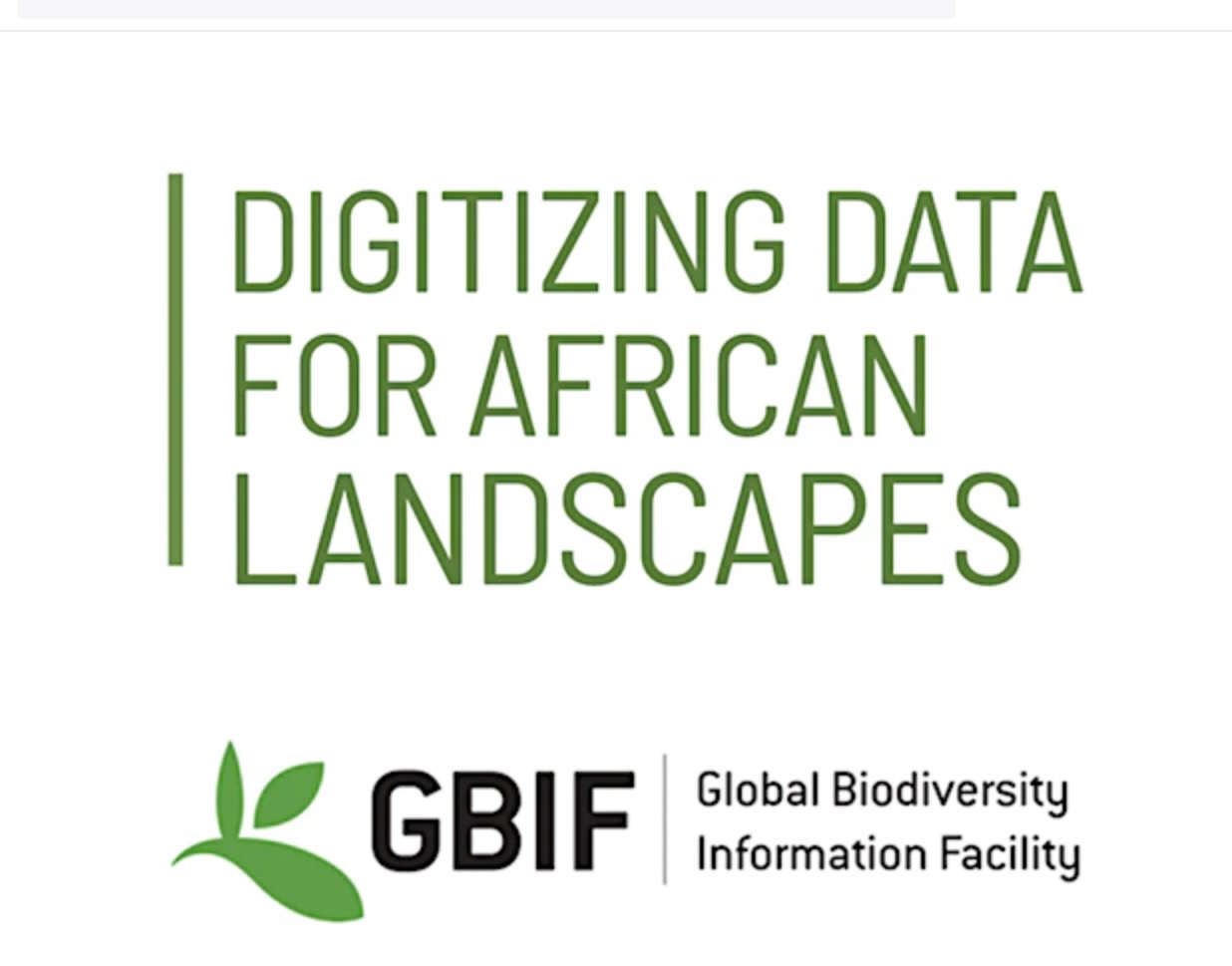 Forest landscape in Africa, representing the conservation data project discussed in this partner webinar