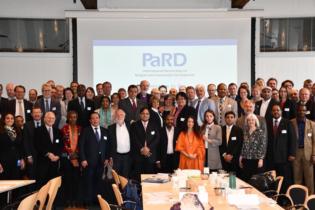 Graphic marking WEA's membership in the International Partnership on Religion and Sustainable Development (PaRD)